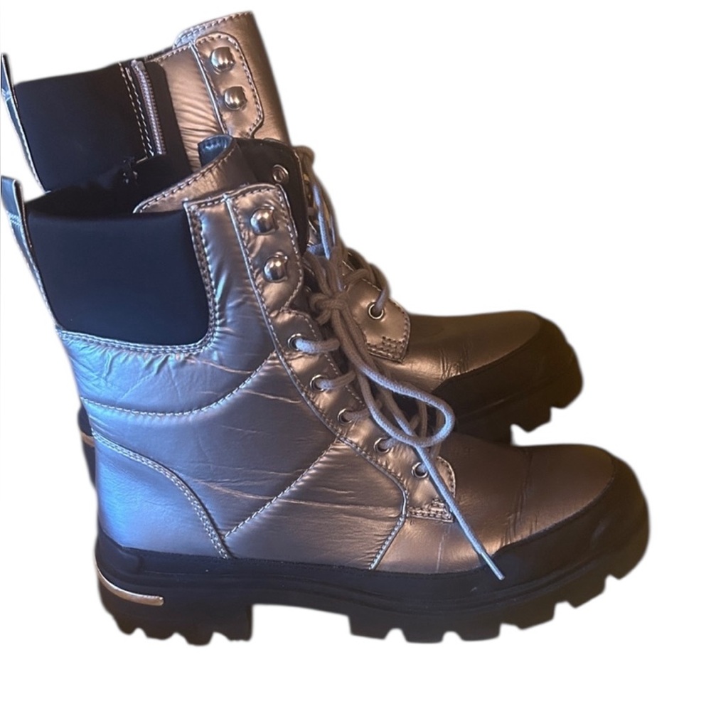 Aldo Combat boots Silver - Picture 8 of 13